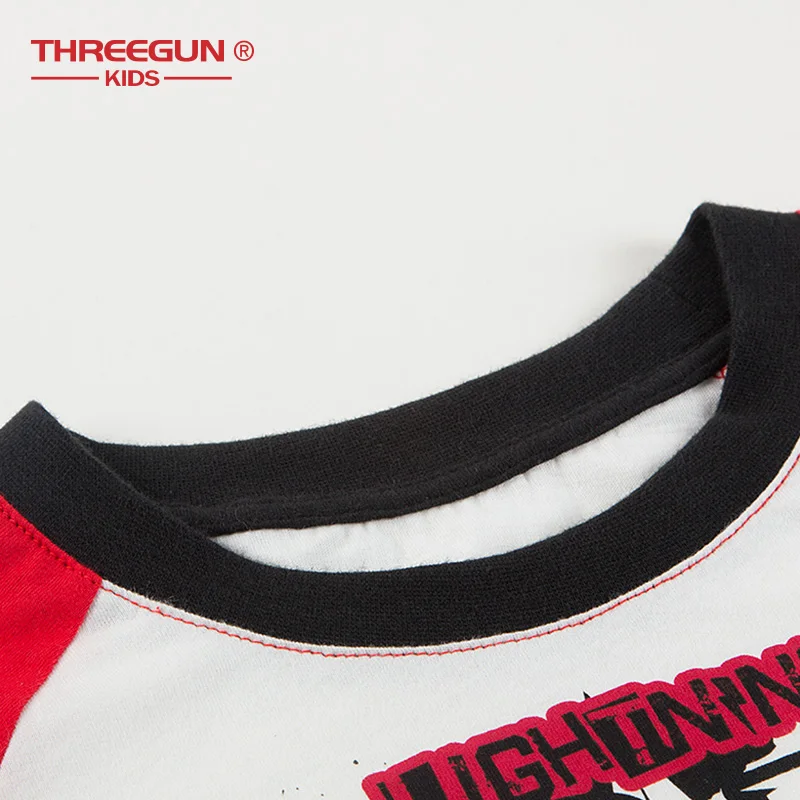 THREEGUN X disney Cars/детский пижамный комплект для мальчиков, комплект из 3 предметов, пижама для маленьких мальчиков хлопковая одежда для сна одежда для отдыха с героями мультфильмов для подростков