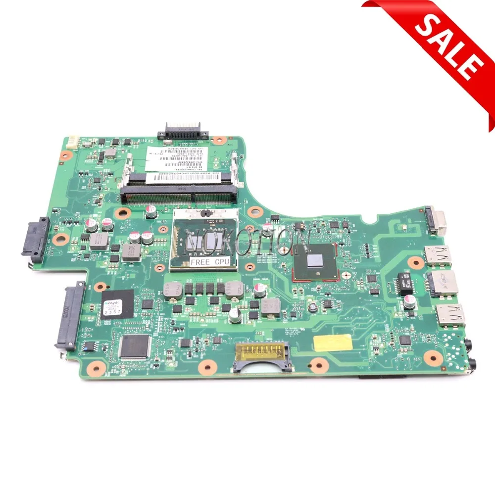Ноутбук NOKOTION V000225000 для Toshiba Satellite C655 материнская плата 6050A2355202 HM55 PGA989 DDR3 Полная