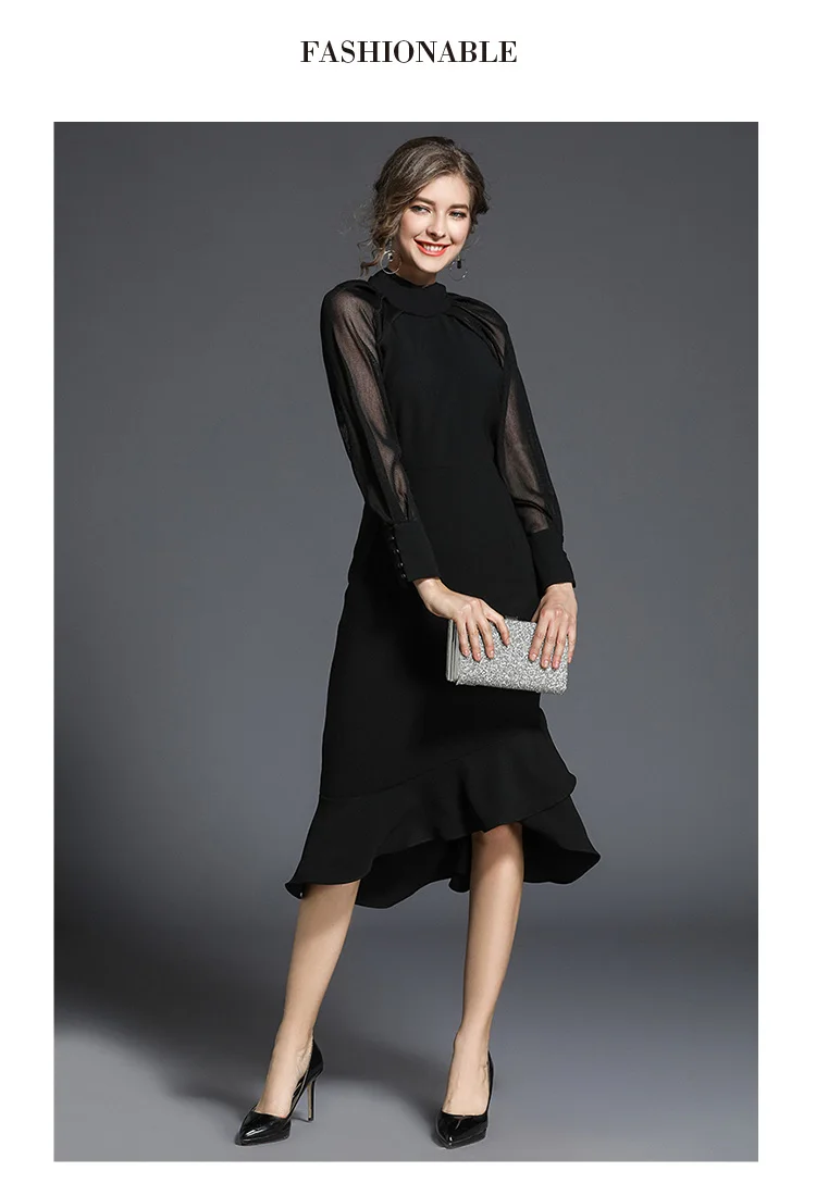 Элегантное однотонное Сетчатое платье русалки для женщин прозрачные летние