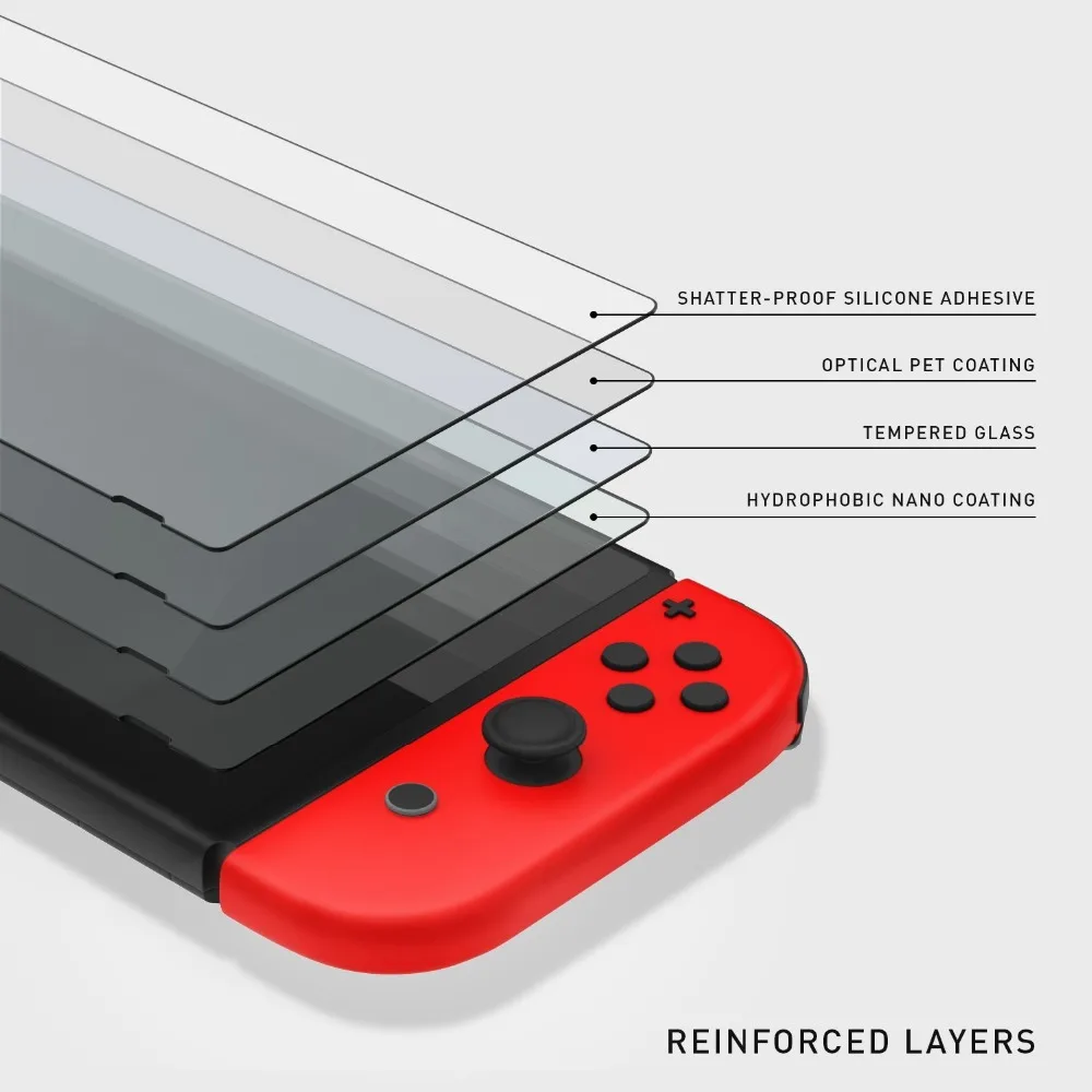 Защитная пленка для nintendo Switch закаленное стекло 9H 2 шт. | Электроника