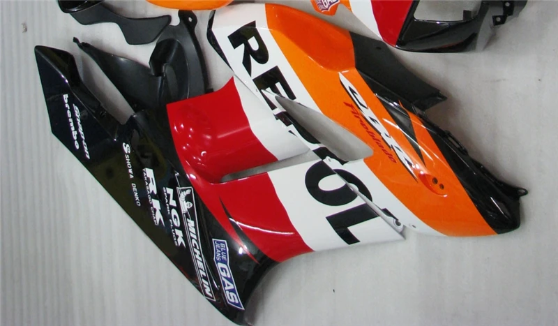 ABS Пластмассы Инъекции обтекатель комплект для Honda CBR1000RR 2004 2005 мотоциклетные Badywork Cowling CBR 1000RR 04 05 Подогнанный чехол