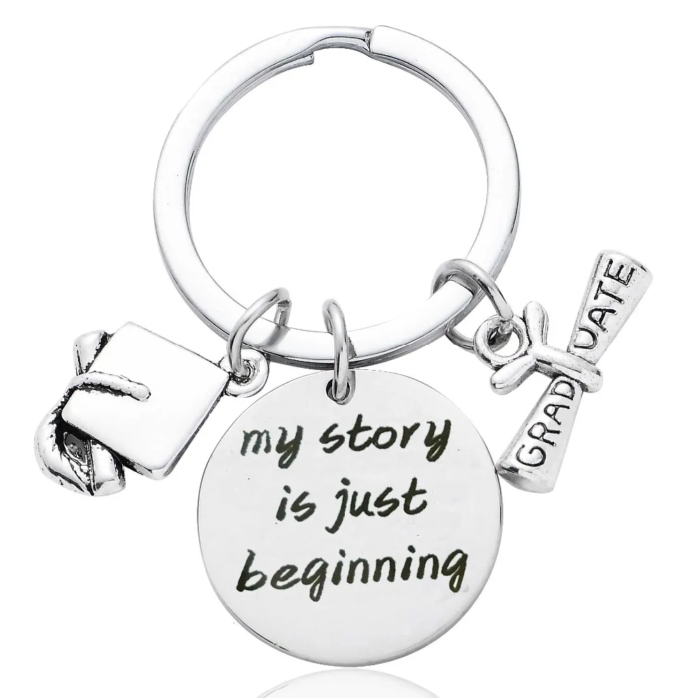 12 шт./лот My story-это только начинающие выпускные брелоки подарок для детей сына