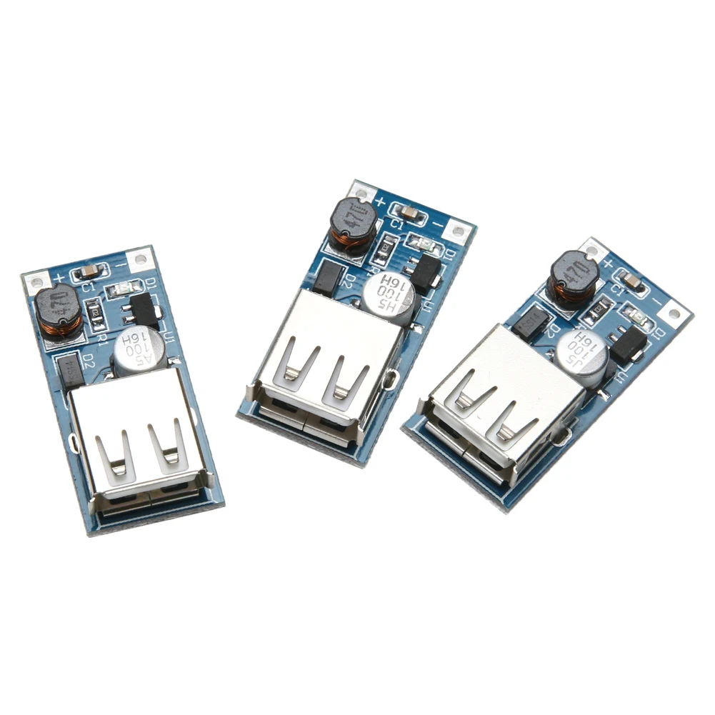 3 шт. DC повышающий наддува модуль USB Мощность Boost схема 0 9 V 5V с Вход Напряжение