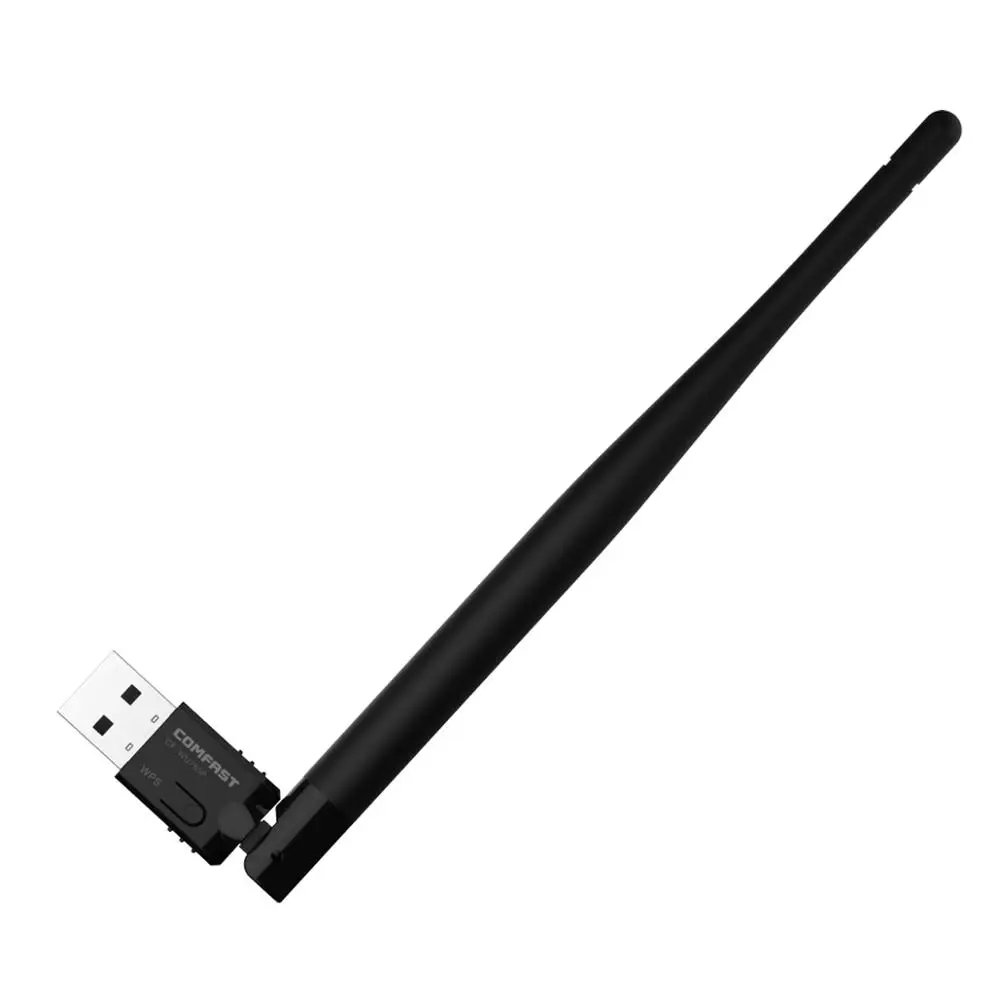 COMFAST Mini 150mbps Wifi адаптер 802.11b/n/g USB Wi Fi сетевая LAN Карта 5dBi WiFi антенна Adaptador ноутбук