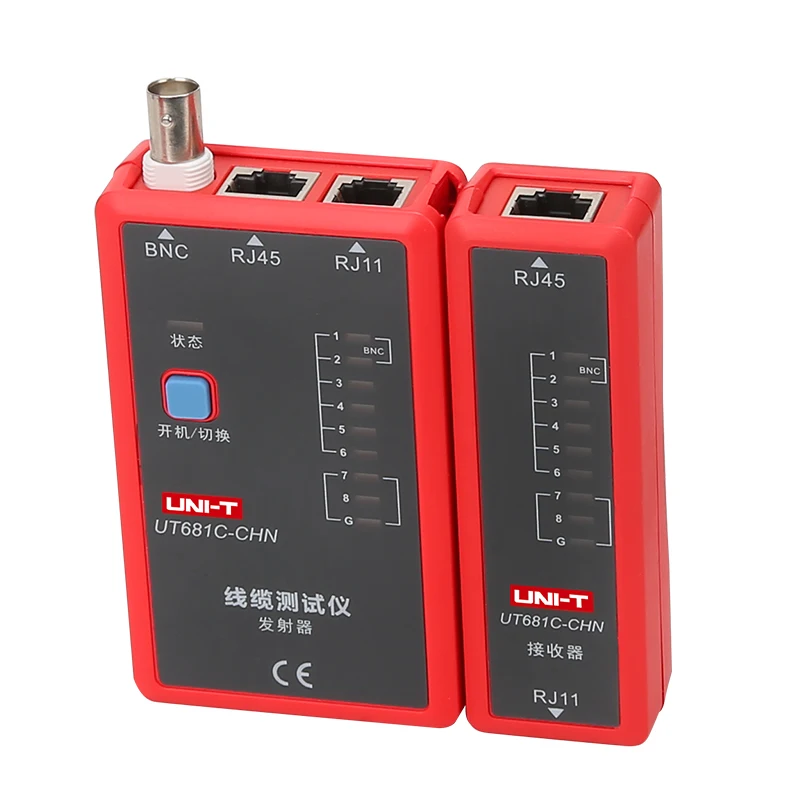 UNI T UT681C CHN провода Тесты er метр сетевой кабель блестящее полотно + Телефонная