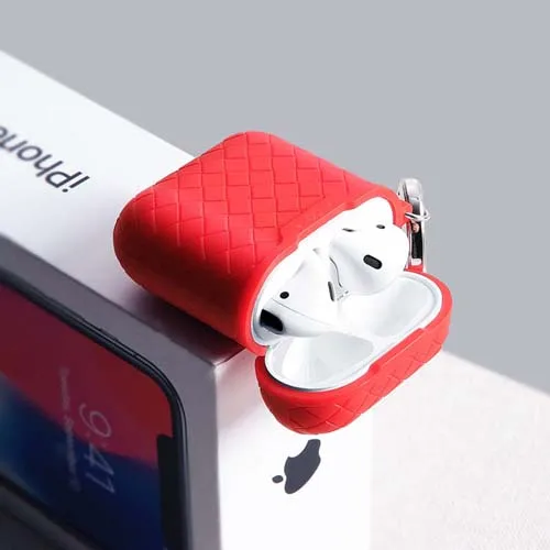 Красный Новейший Xundd беспроводной Bluetooth чехол для наушников Apple AirPods Силиконовый Чехол Air Pods чехол Защитный AirPod аксессуары - Цвет: Красный