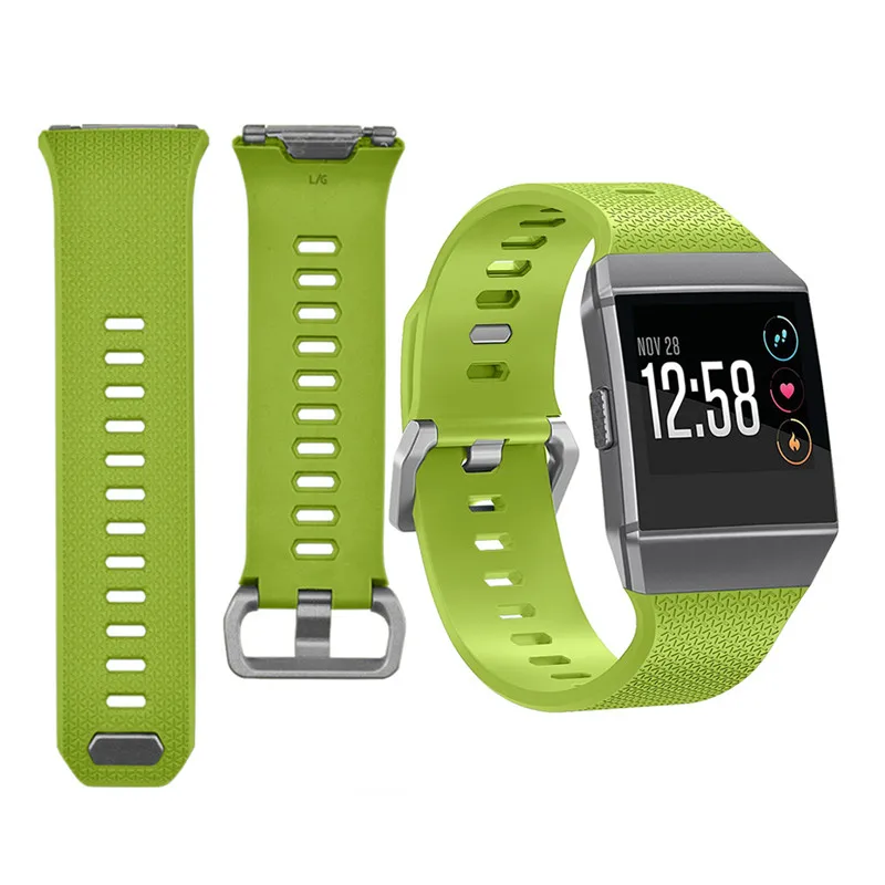 Быстросъемные спортивные силиконовые часы браслет ремешок для Fitbit ионический