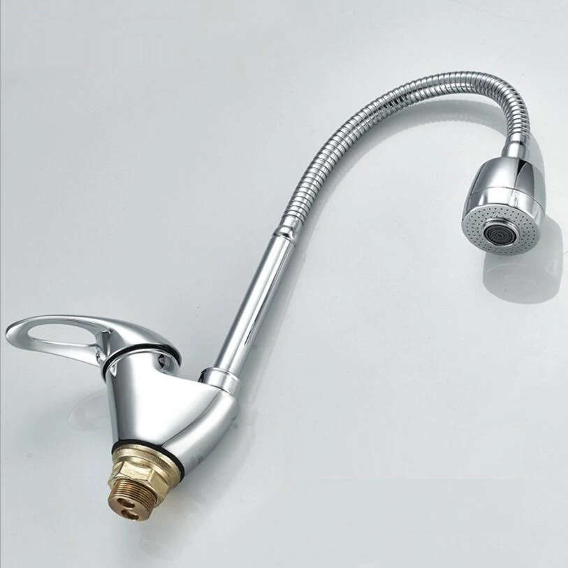 Смеситель для кухни из твердой латуни с поворотом на 360 градусов|kitchen faucet|kitchen faucet