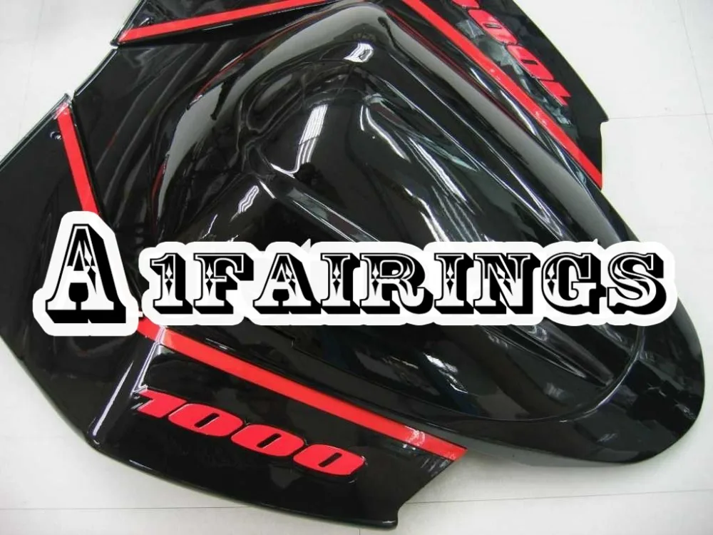 Shiny Black Red Sportbike Injection Molding Fairing For Suzuki 2005 2006 GSXR1000 05 06 Cowlings Customize Plastic Hulls | Автомобили и