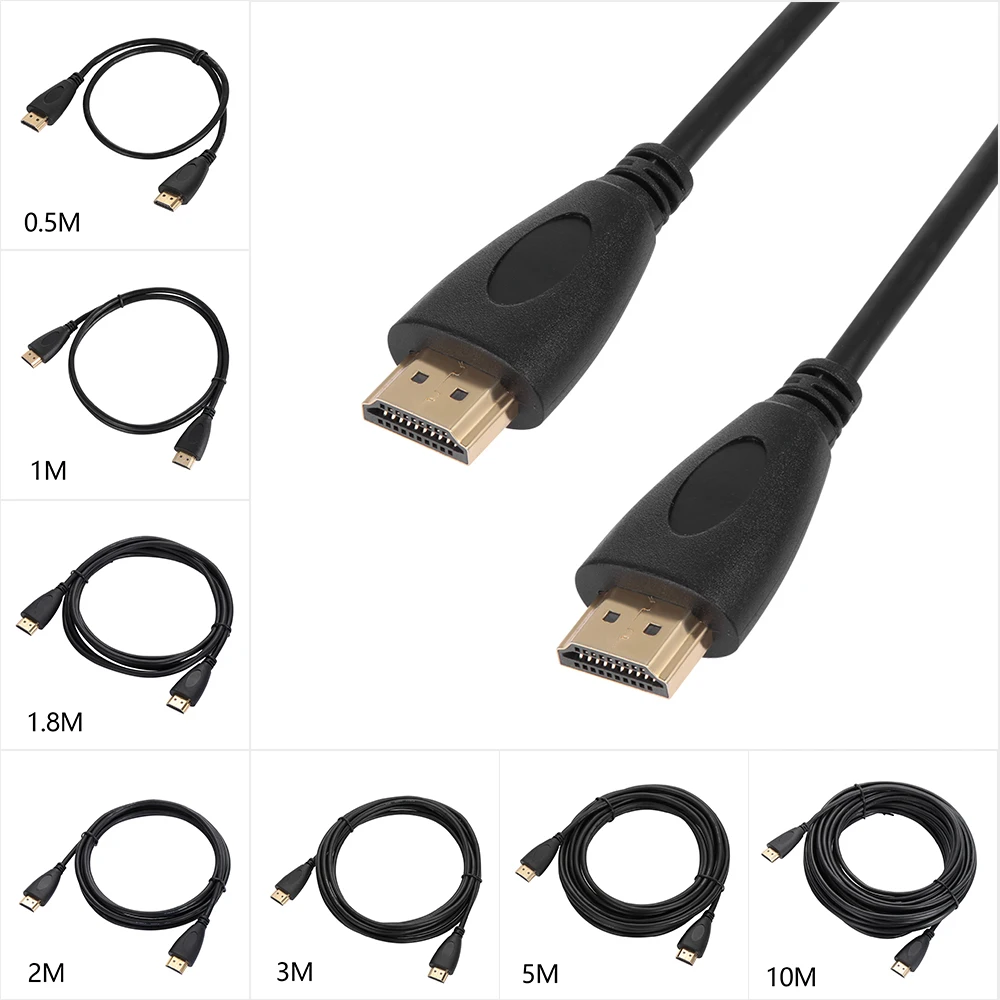 Новый высококачественный кабель V2.0 золотого цвета Bluray 2160P Высокоскоростной HDTV