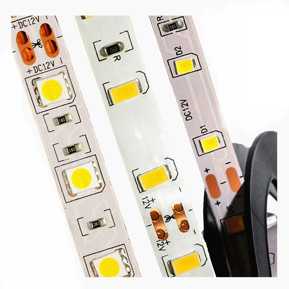 СВЕТОДИОДНАЯ лента SMD 2835 5630 5050 не водонепроницаемая 60 светодиодов на метр 12 в