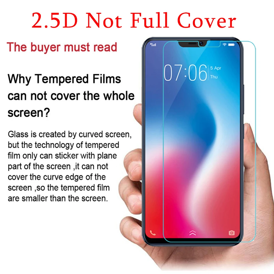 Защитное стекло для vivo y81 закаленное v9 nex s защитная пленка экрана vi vo 9v y 81 2.5D