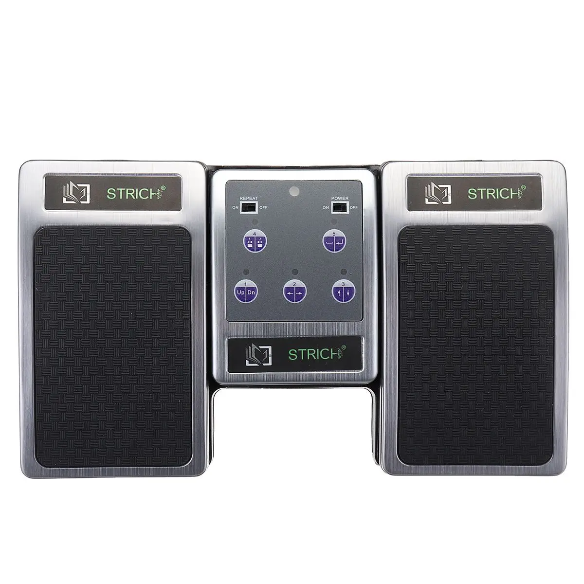 Серебристый Перезаряжаемый инструмент, играющая педаль помощи, bluetooth Page Turner Pedal, Музыкальный беспроводной контроллер для планшетов - Цвет: Серебристый