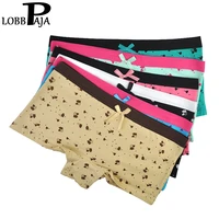 lobbpaja 6 pcslot womens underwear cotton low waist boyshorts boxer briefs ladies panties knickers lingerie women lp268 m l xl
