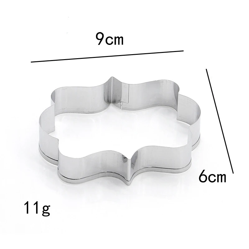 1 шт. Нержавеющая сталь Печенье Кондитерские изделия украшение для торта печенья