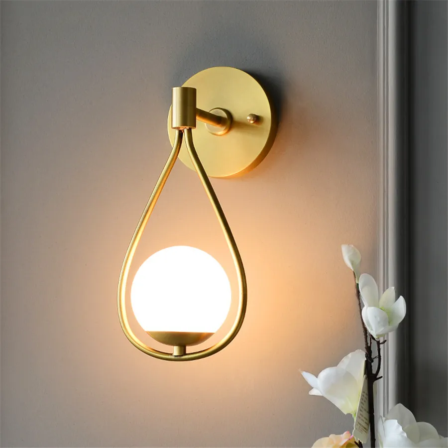 Бра droplet Gold Wall Lamp
