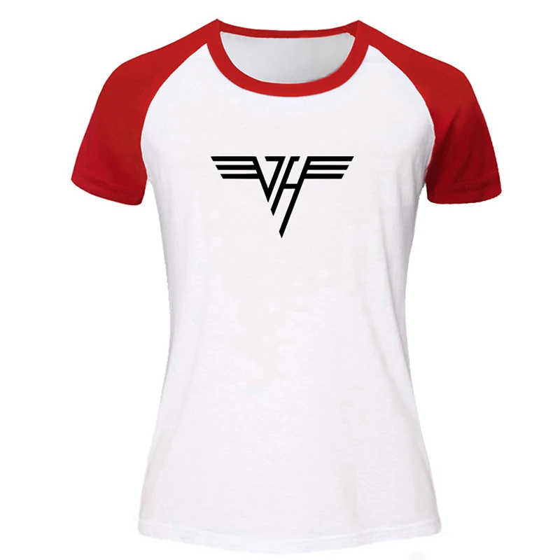 Женская футболка с короткими рукавами принтом кота ван Халена хлопковая