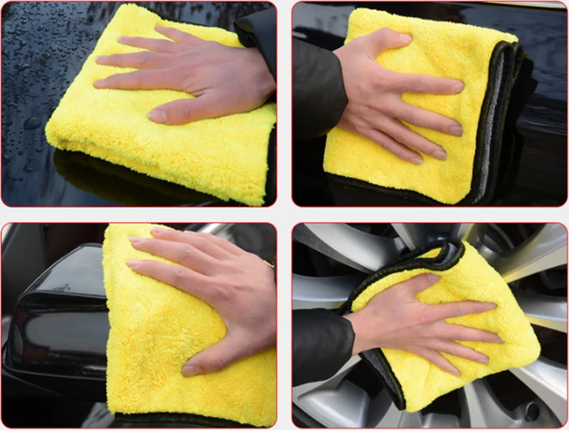 

30*30CM Car Wash Microfiber Towel Car Cleaning Drying Cloth for BMW 1 3 4 5 7 Series X1 X3 X4 X5 X6 E60 E90 F15 F30 F35