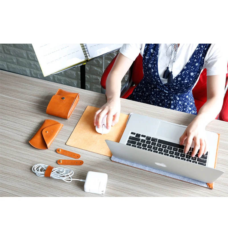 Mouse Pad Sleeve Pouch Laptop Bag For Xiaomi Macbook Air 11.6 13 Retina Pro 12 15 15.6 Case Wool Felt Waterproof Notebook Cover