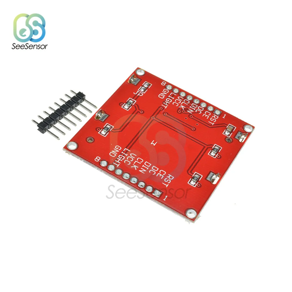 1 шт. белая подсветка 84*48 84x8 4 Модуль ЖК-дисплея адаптер PCB для Nokia 5110 arduino DIY KIT |