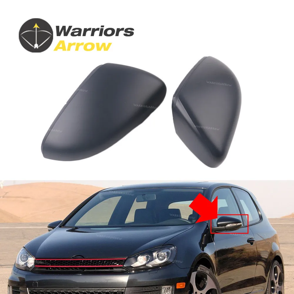 5K0857537 5K0857538 для VW Golf 6 MK6 Touran 2010 2012 2013 грунтованная Пара Передняя L R крышка зеркала