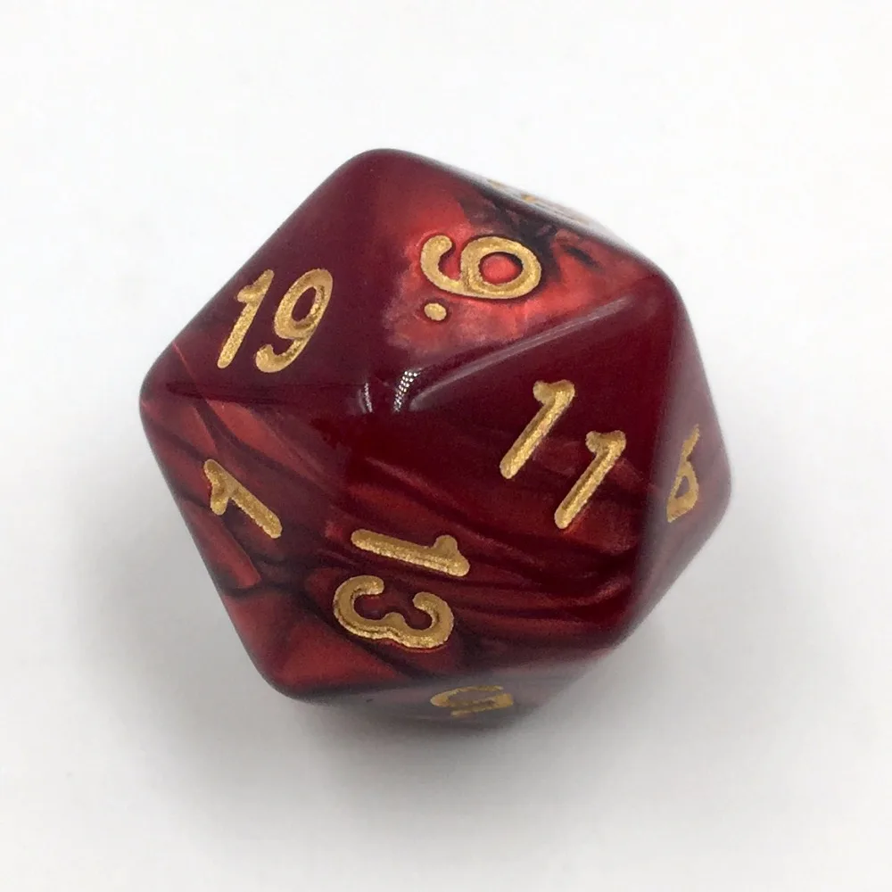 Rollooo игральные кости DND набор 7 Gemini цвет черный и красный d4 d6 d8 d10 d % d12 d20 | Спорт