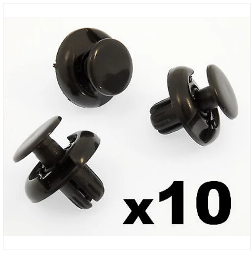 

10x For Honda 8mm Plastic Wheel Arch Lining Rivet Clips. Trim clips for splashguards