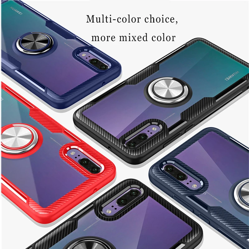 Гибридный чехол для huawei P30 Pro P30Pro 360 металлический магнитный держатель кольца с