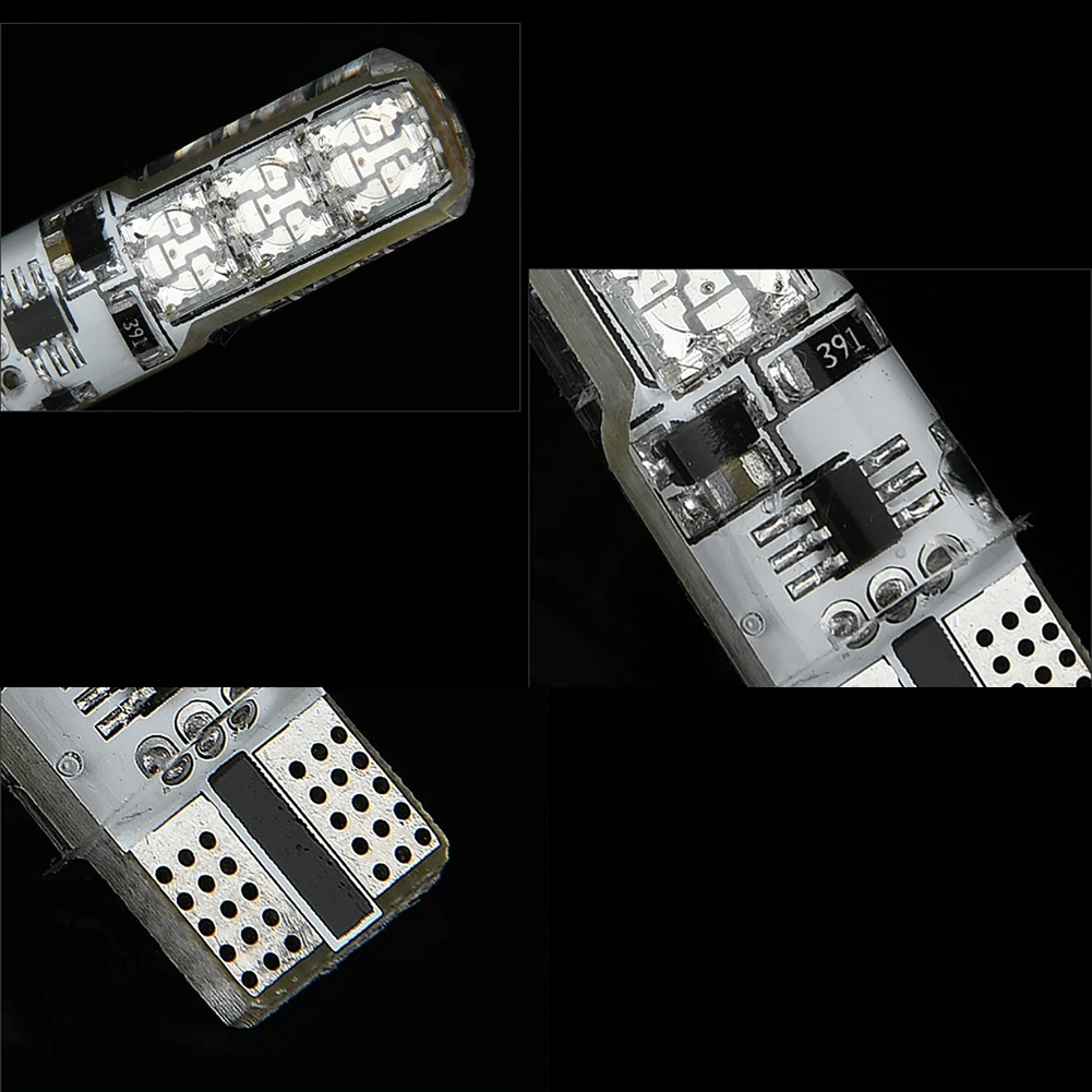 5050-6SMD RGB светодиодный пульт дистанционного управления автомобиля многоцветный W5W боковой Светильник лампы внутренний светильник ing автомобильный парковочный светильник
