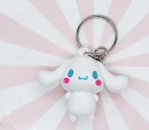 Аниме Моя Мелодия пудинг Cinnamoroll Собака Кошка меховой шар брелок милые животные плюшевый брелок сумка амулет подвесной брелок для девочек - Цвет: WITHOUT FUR BALL-A