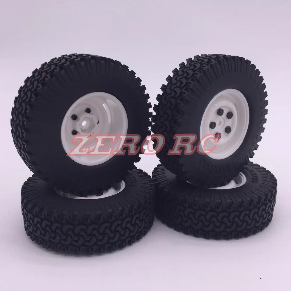4 шт. RC Rock Crawler 1 9 &quot100 мм шина и пластиковое колесо для Tamiya RC4WD D90 D110 AXIAL SCX10 CC01 TF2|plastic