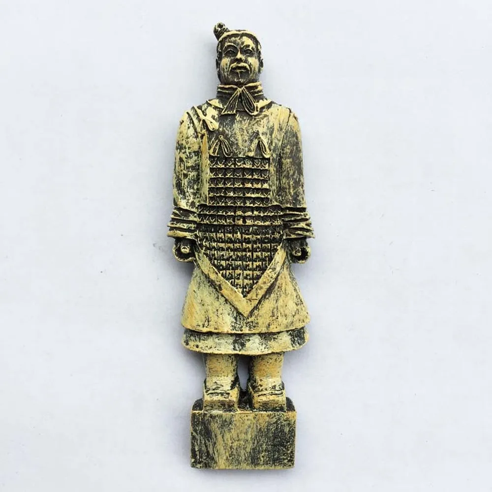 Китай Shanxi Xi'an магниты на холодильник 3D Резина ручная работа терракотовые воины