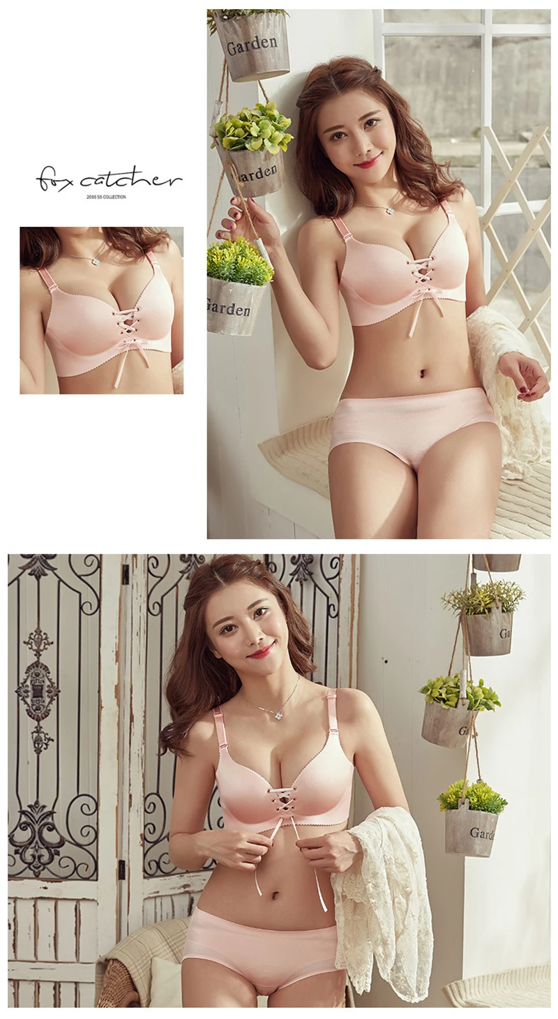 Соблазнительный бюстгальтер без швов для Для женщин модные Push Up Bra провода свободное белье 3/4 чашкой без косточек хлопок нижнее белье бюстгальтер дропшиппинг