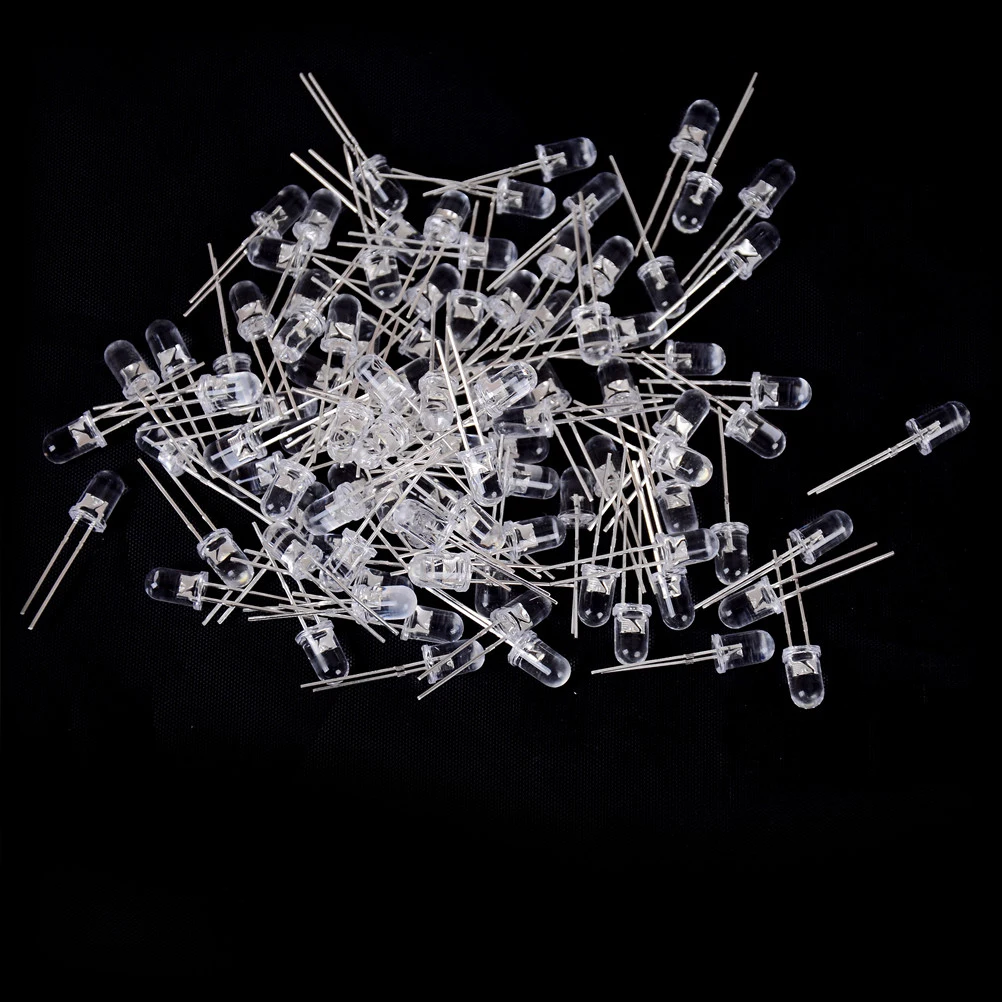 

20pcs 5mm White Round LED 20000 MCD Superbright