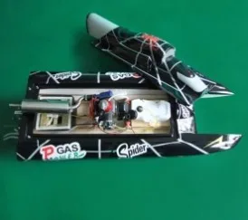 Супергоночная лодка Spider Catamaran 1312/26cc бензиновая с клатч|racing boat|26cc gasoline boatgasoline boat |