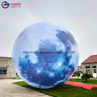 210t polyester cloth inflatable helium earth ball commercial giant inflatable planet balloon for festival