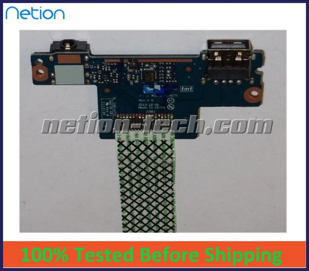 original for lenovo G40 Series Audio Jack USB Card Reader Board NS-A271 ACLU1 ACLU3 |