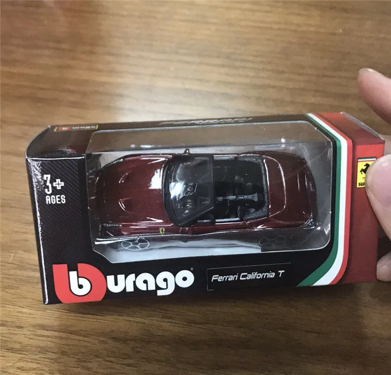 Burago 1: 64 1:43 литье под давлением автомобиля сплава мальчик ребенок автомобиль игрушки модель полный набор для ферраридала с оригинальной коробкой для детей подарок