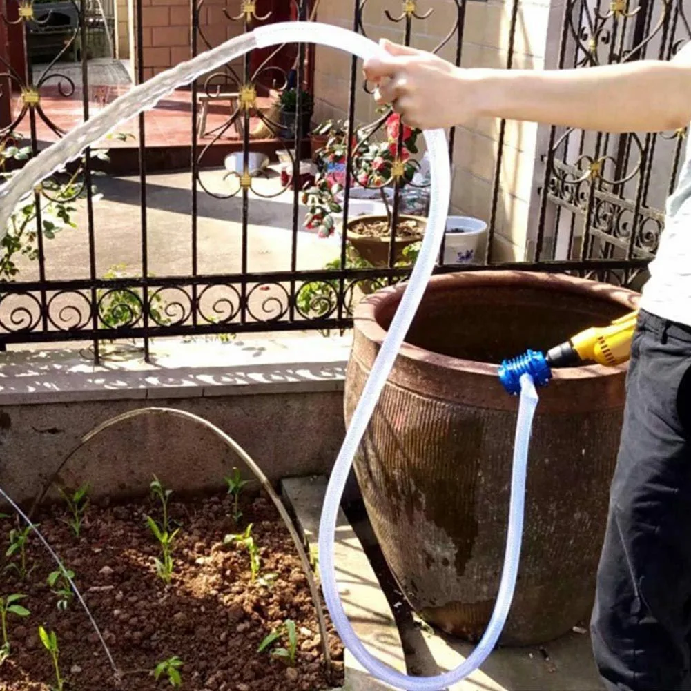 Портативный водяной насос центробежный самовсасывающий постоянного тока для