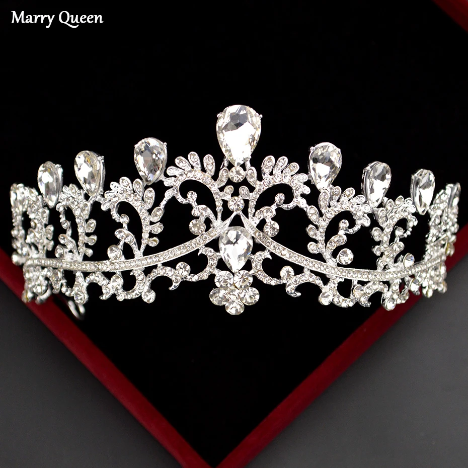 Свадебный головной убор в японском и корейском стиле золотая Серебряная корона с