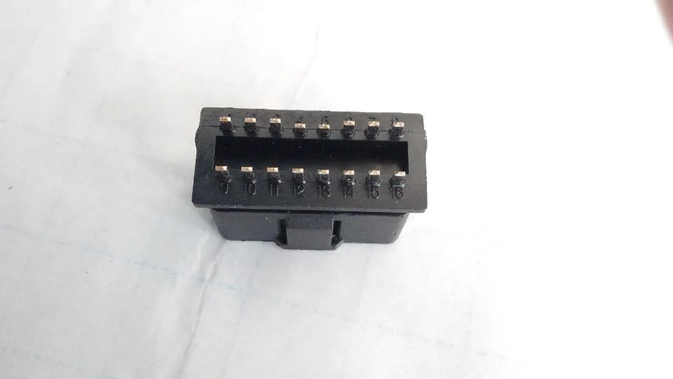 Автомобильный адаптер OBD с 16 контактным разъемом 12 В|obd male|obd male connectorobd2 adapter |