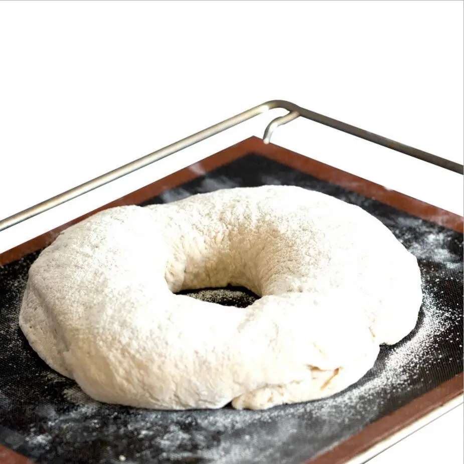 100% антипригарный коврик для выпечки хлеба гриля многоразовый легко чистится