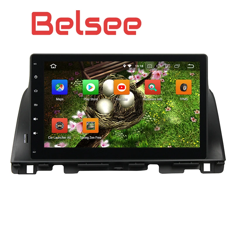 Belsee 10,1 дюймов сенсорный экран радио Android 8,0 авто радио Carplay gps навигационная система Kia optima k5 8 ядерный 4+ 32 ГБ