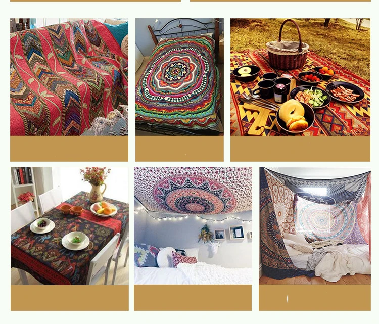 Настенное одеяло с 3D рисунком для внутреннего и наружного декора пляжное в стиле