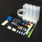 Система непрерывной подачи чернил 4 цветов для струйного принтера hp 21 22 27 28 56 57 60 61 122 240 241 PG240 PGI540