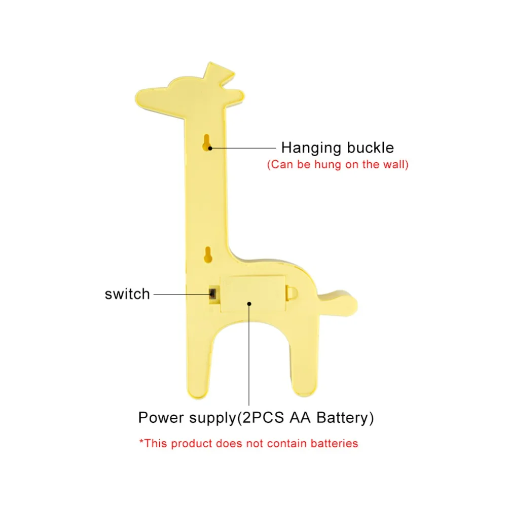 Детский ночник с жирафом новинка светодиодный 3 Вт AA питанием от батареи