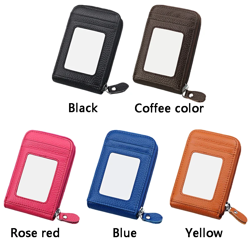 Портмоне из искусственной кожи для мужчин и женщин однотонная Визитница с
