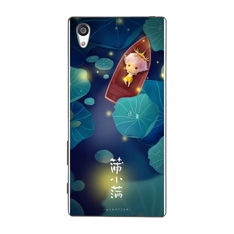 cute Sunshine boy boat travel Seed watermelon TPU soft case Cover For Sony Xperia E3 E5 M2 4 5 T3 X XA1 XZ Premium shell Coque |