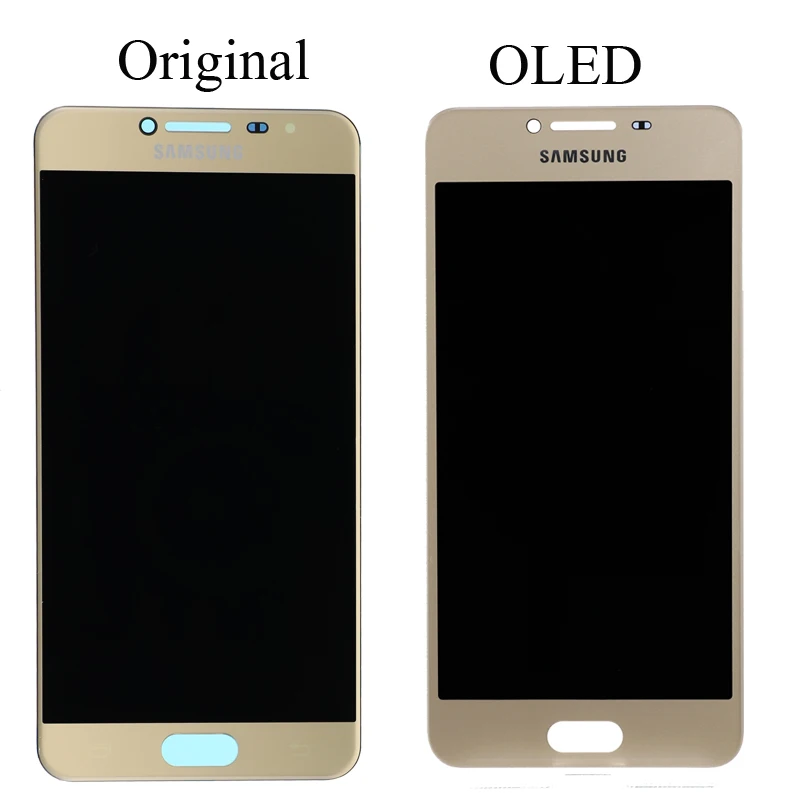 5,2 ''Супер AMOLED ЖК-дисплей для SAMSUNG Galaxy C5 жк-дисплей C5000 ЖК сенсорный экран дигитайзер Запасные части