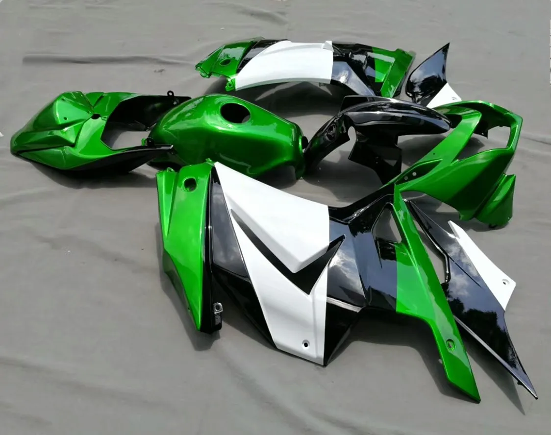 Мотоцикл зеленый обтекатель кузова для Kawasaki Ninja 250 250R ZX250R EX250 2008-2011 2010 2009 Ninja250R обтекатели впрыска